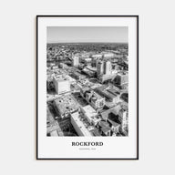 Rockford Portrait B&W Poster
