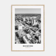 Rockford Portrait B&W Poster