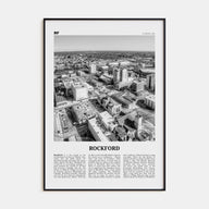 Rockford Travel B&W Poster
