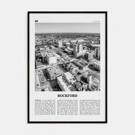 Rockford Travel B&W Poster