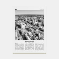 Rockford Travel B&W Poster