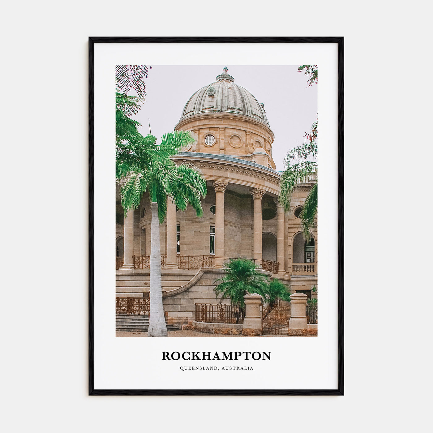 Rockhampton Portrait Color Poster