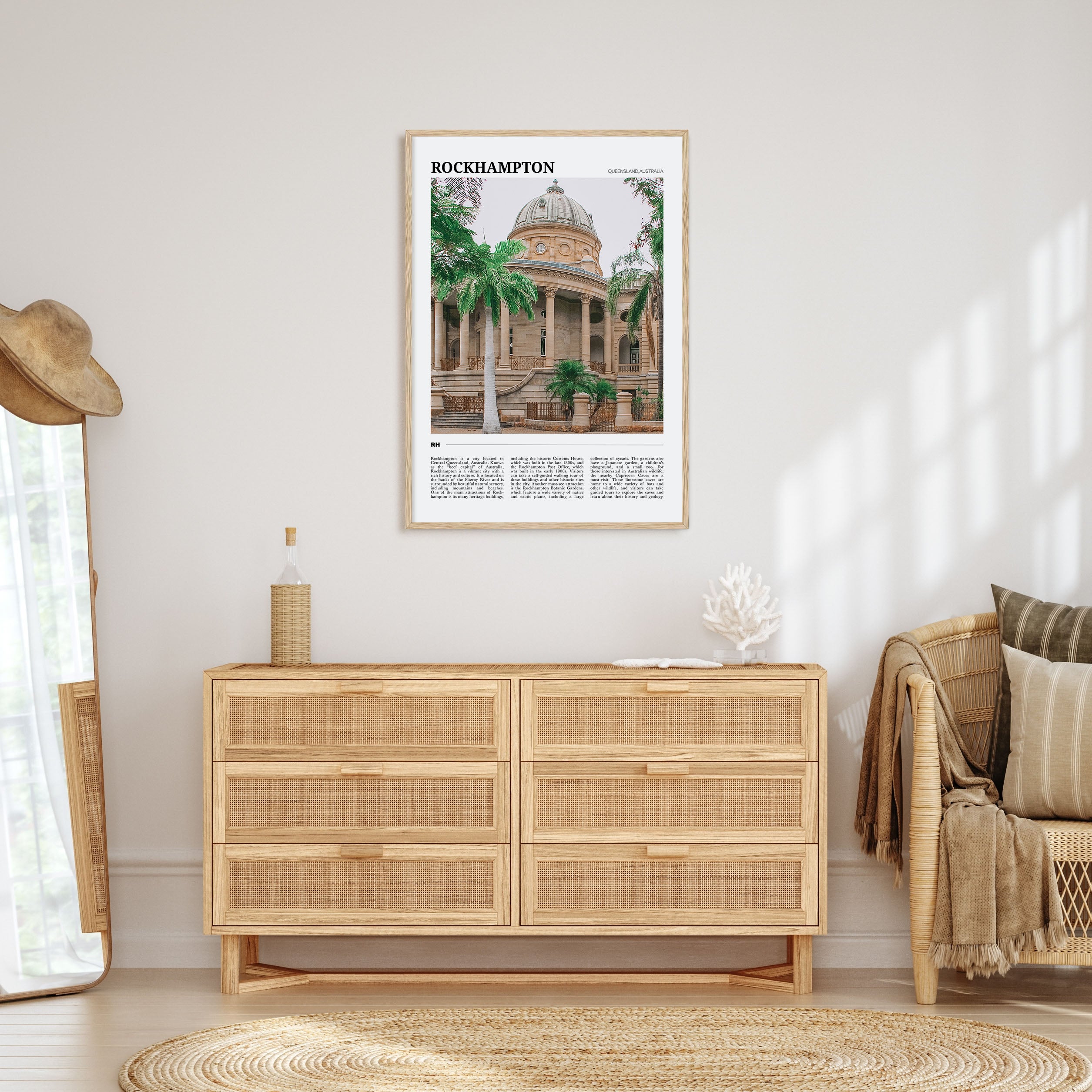 Rockhampton Travel Color Poster