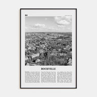 Rockville Travel B&W Poster