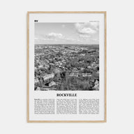 Rockville Travel B&W Poster
