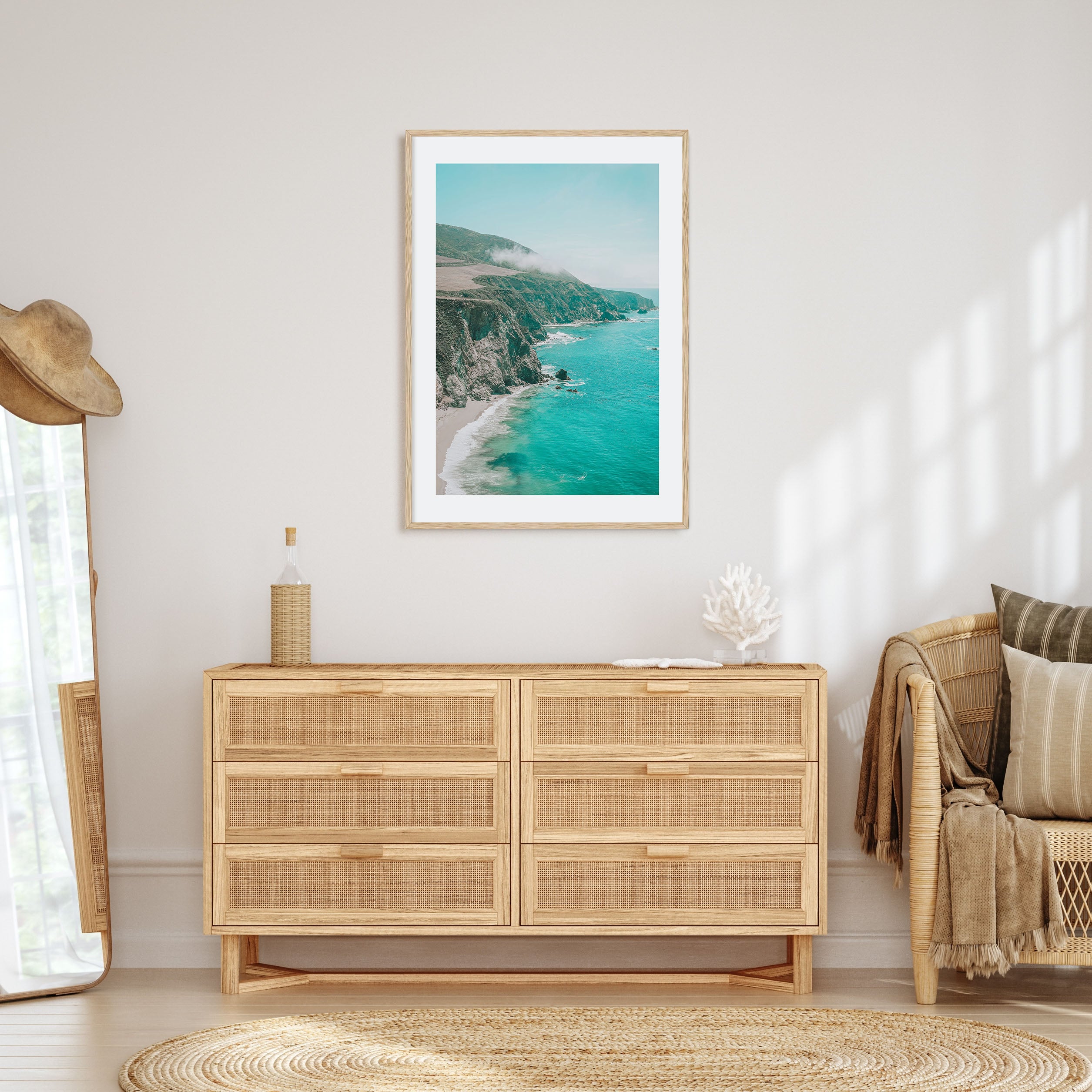 Rocky Coast Photo Color Poster