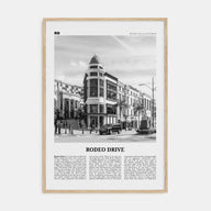 Rodeo Drive Travel B&W Poster