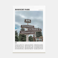 Rohnert Park Travel Color Poster