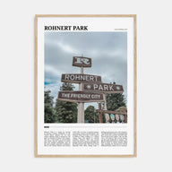 Rohnert Park Travel Color Poster