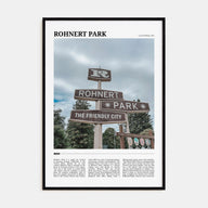 Rohnert Park Travel Color Poster