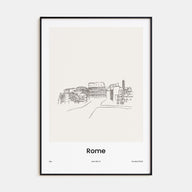 Rome Drawn No 1 Poster