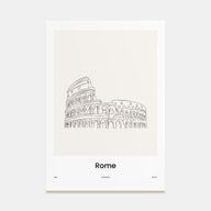 Rome Drawn No 2 Poster