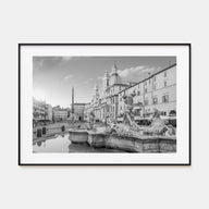 Rome Landscape B&W No 2 Poster
