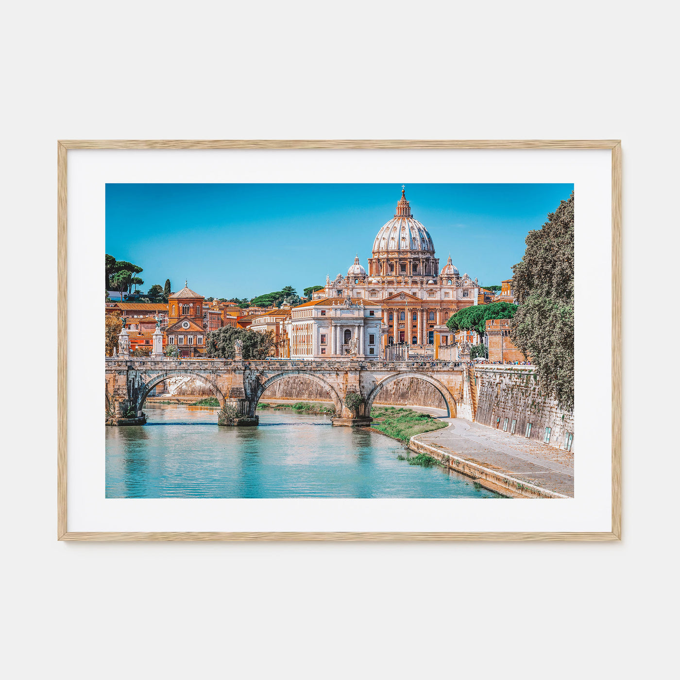 Rome Landscape Color Poster