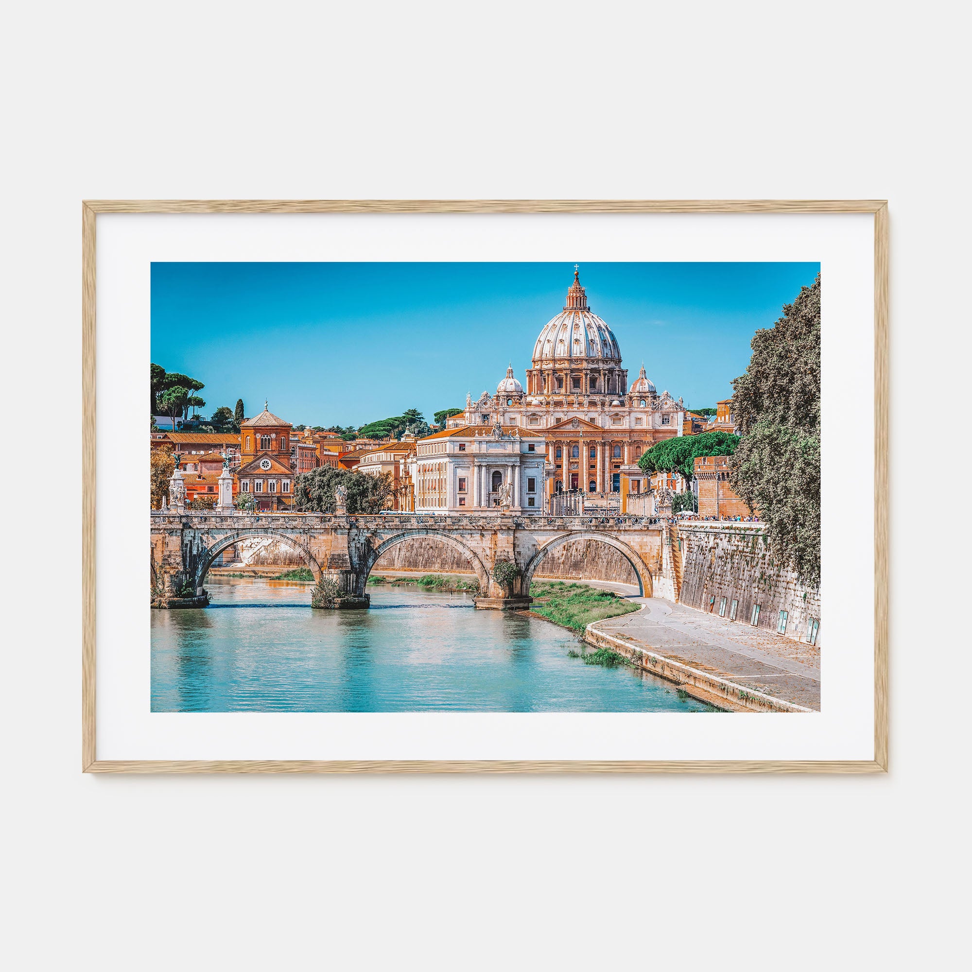 Rome Landscape Color Poster