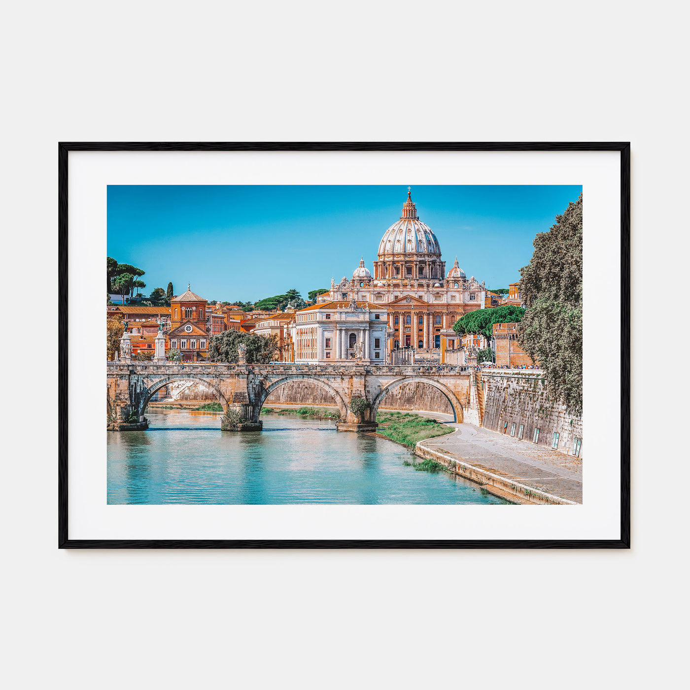 Rome Landscape Color Poster