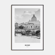 Rome Portrait B&W No 1 Poster