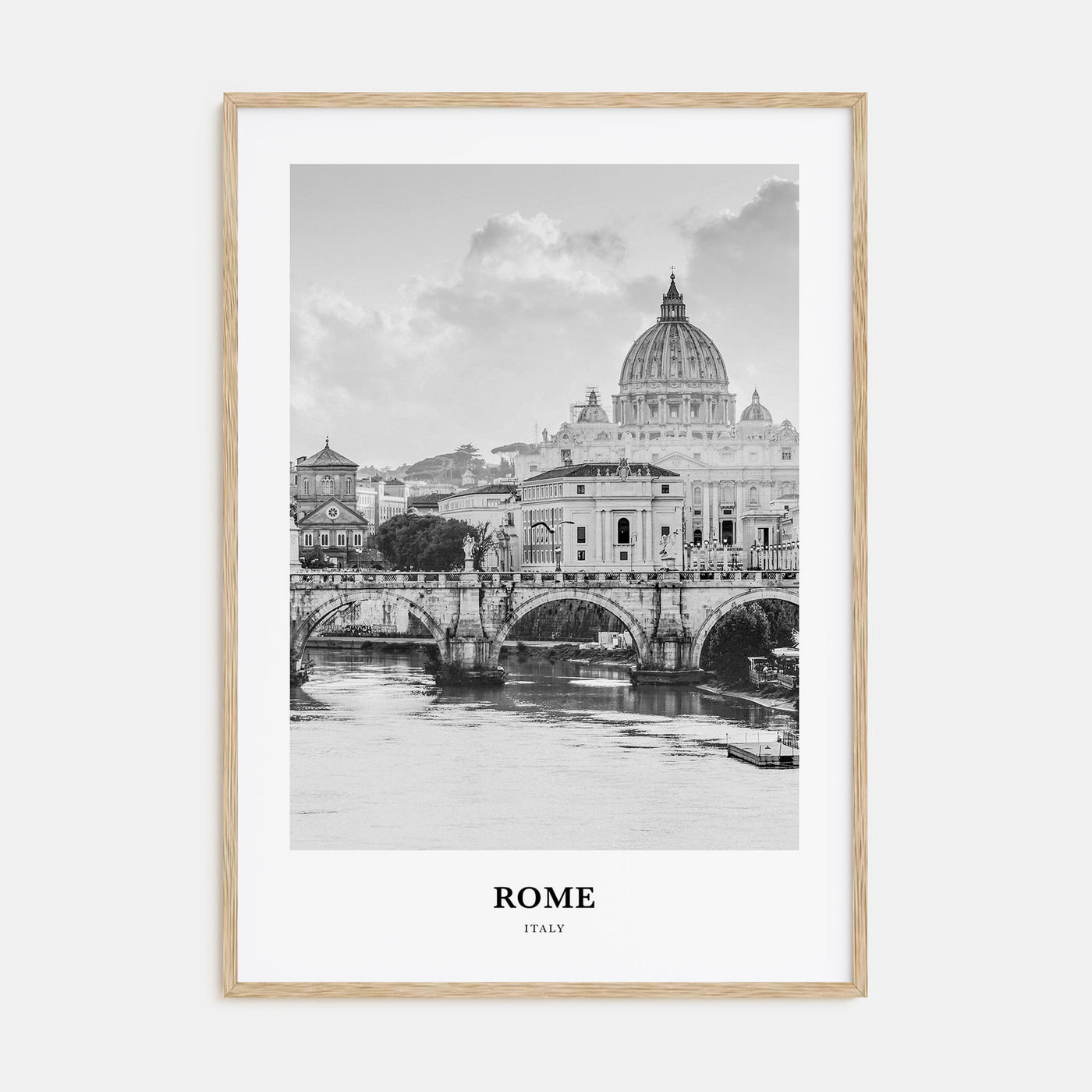 Rome Portrait B&W No 1 Poster
