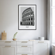 Rome Portrait B&W No 2 Poster