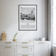 Rome Travel B&W No 1 Poster