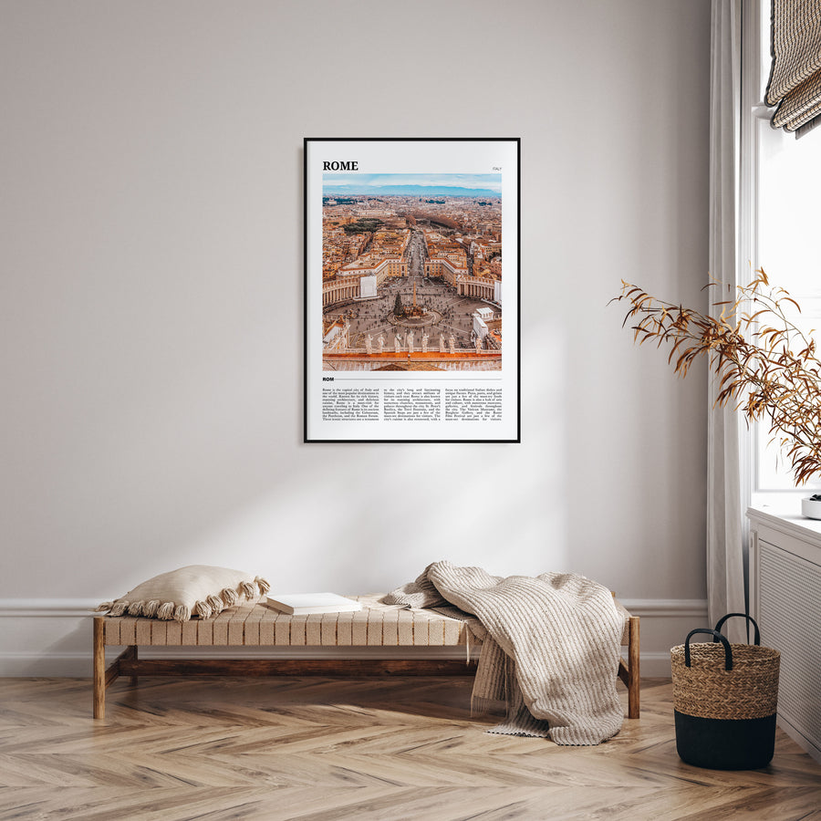 Rome Travel Color Poster