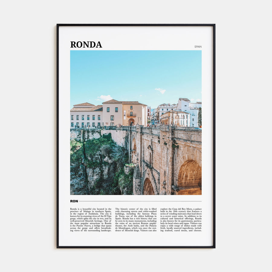 Ronda Travel Color Poster