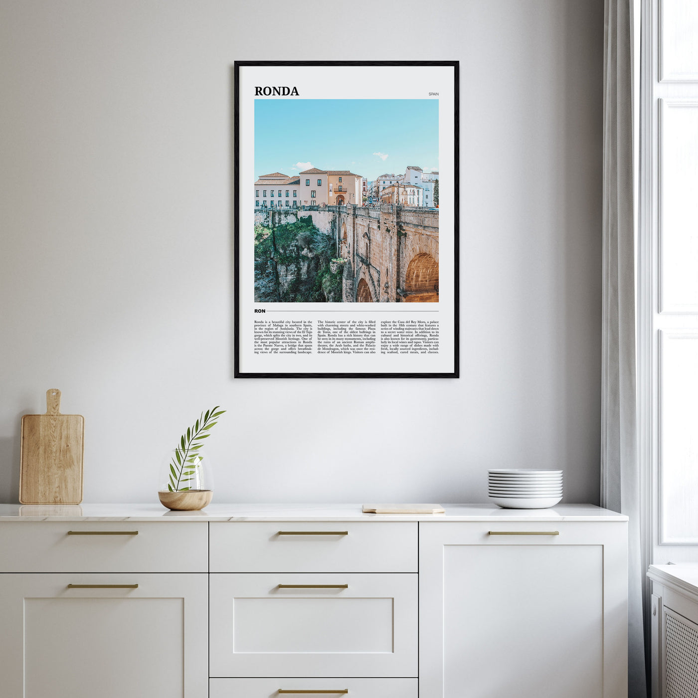 Ronda Travel Color Poster