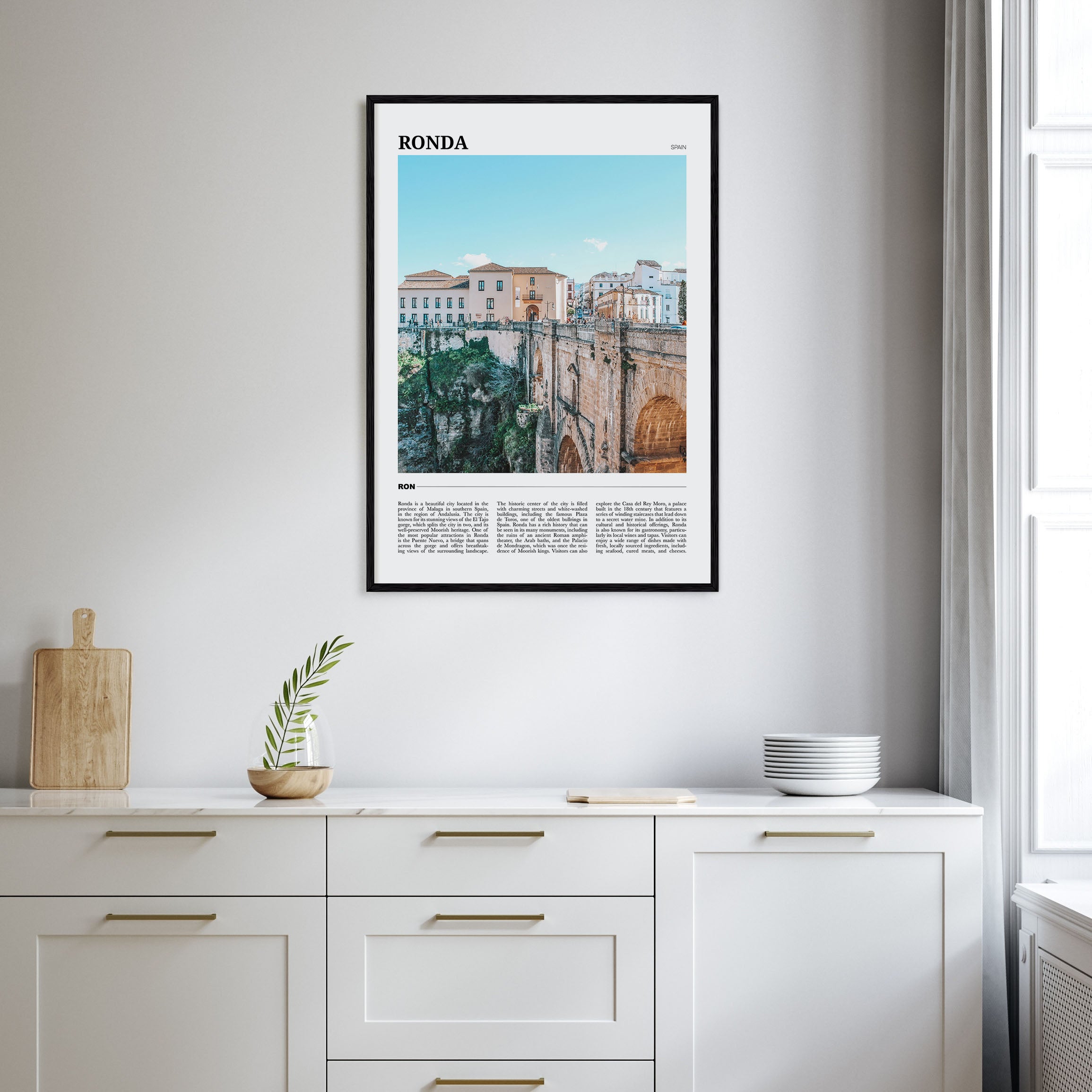 Ronda Travel Color Poster