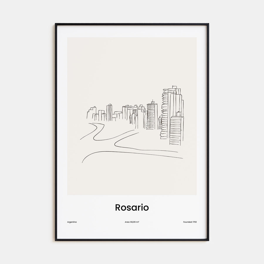Rosario Drawn Poster