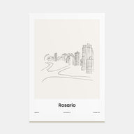 Rosario Drawn Poster