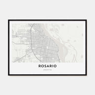 Rosario Map Landscape Poster
