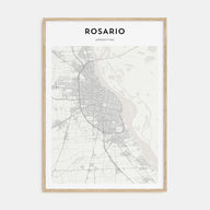 Rosario Map Portrait Poster