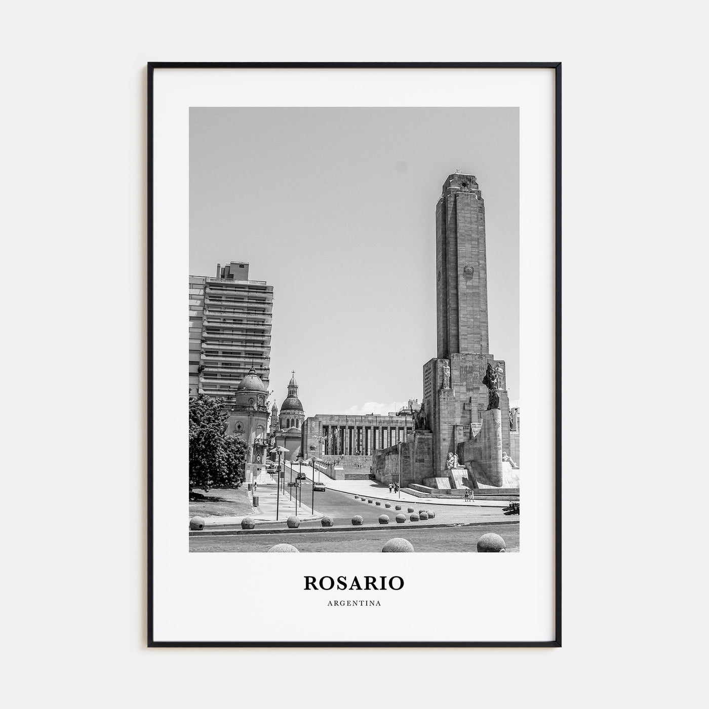 Rosario Portrait B&W No 1 Poster