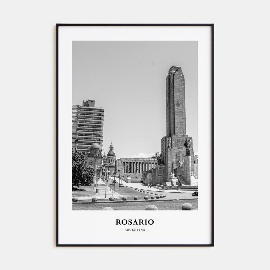 Rosario Portrait B&W No 1 Poster