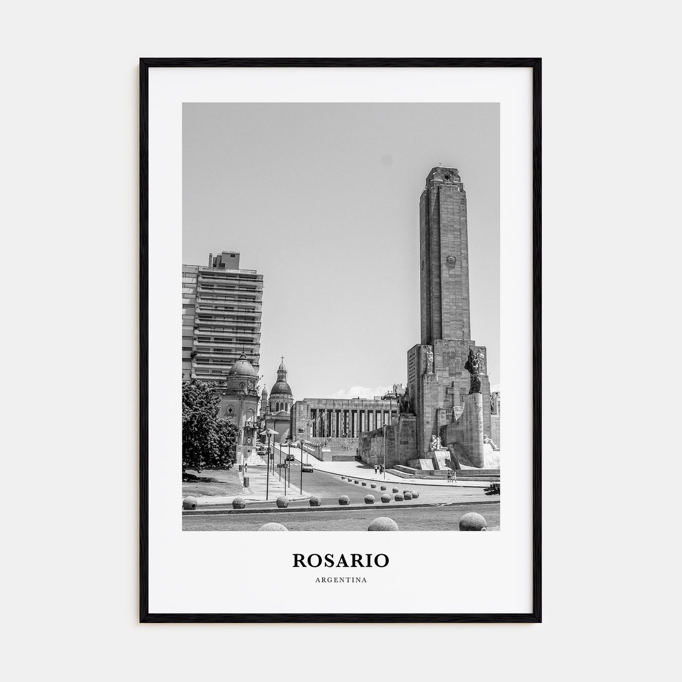 Rosario Portrait B&W No 1 Poster