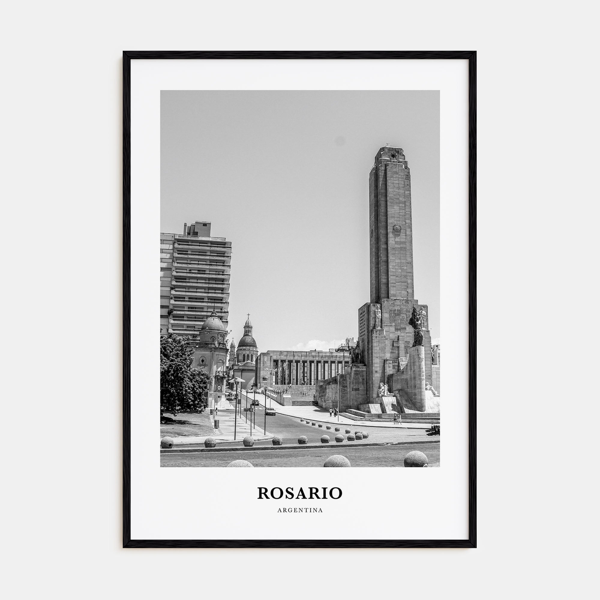 Rosario Portrait B&W No 1 Poster