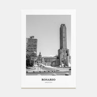 Rosario Portrait B&W No 1 Poster