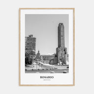 Rosario Portrait B&W No 1 Poster