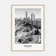 Rosario Portrait B&W No 2 Poster