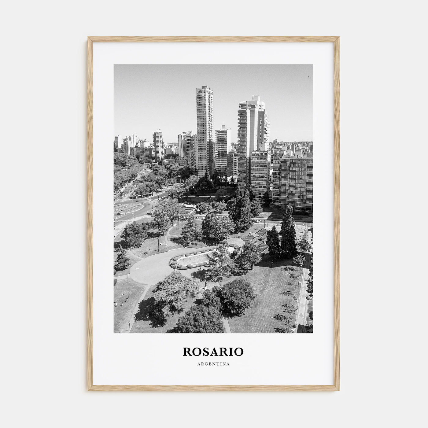 Rosario Portrait B&W No 2 Poster