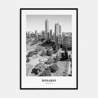 Rosario Portrait B&W No 2 Poster