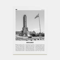 Rosario Travel B&W No 2 Poster