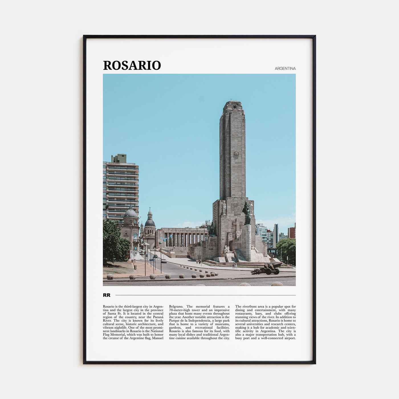 Rosario Travel Color Poster