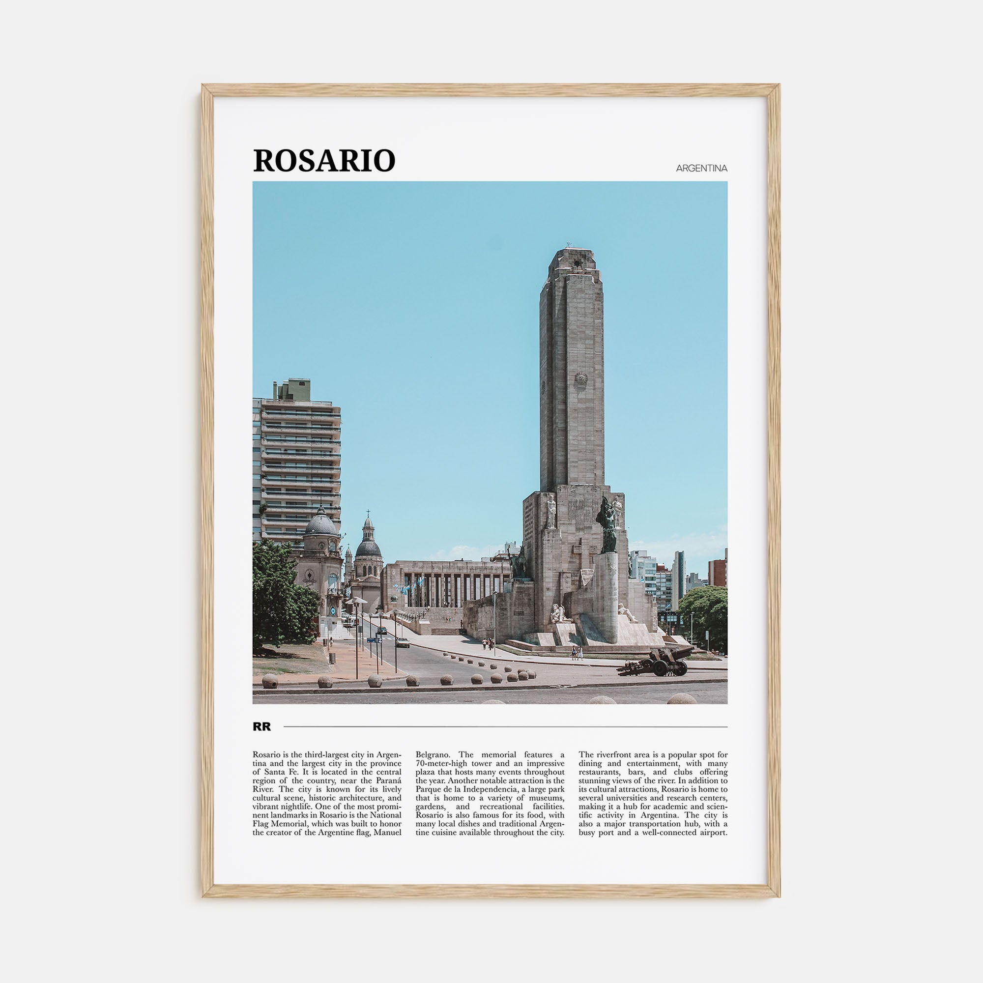 Rosario Travel Color Poster