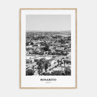 Rosarito Portrait B&W Poster