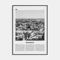 Rosarito Travel B&W Poster