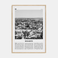 Rosarito Travel B&W Poster