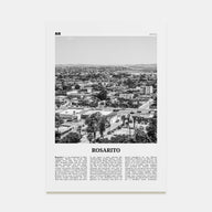 Rosarito Travel B&W Poster