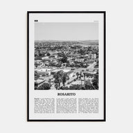 Rosarito Travel B&W Poster