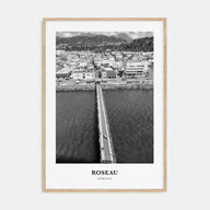 Roseau Portrait B&W Poster